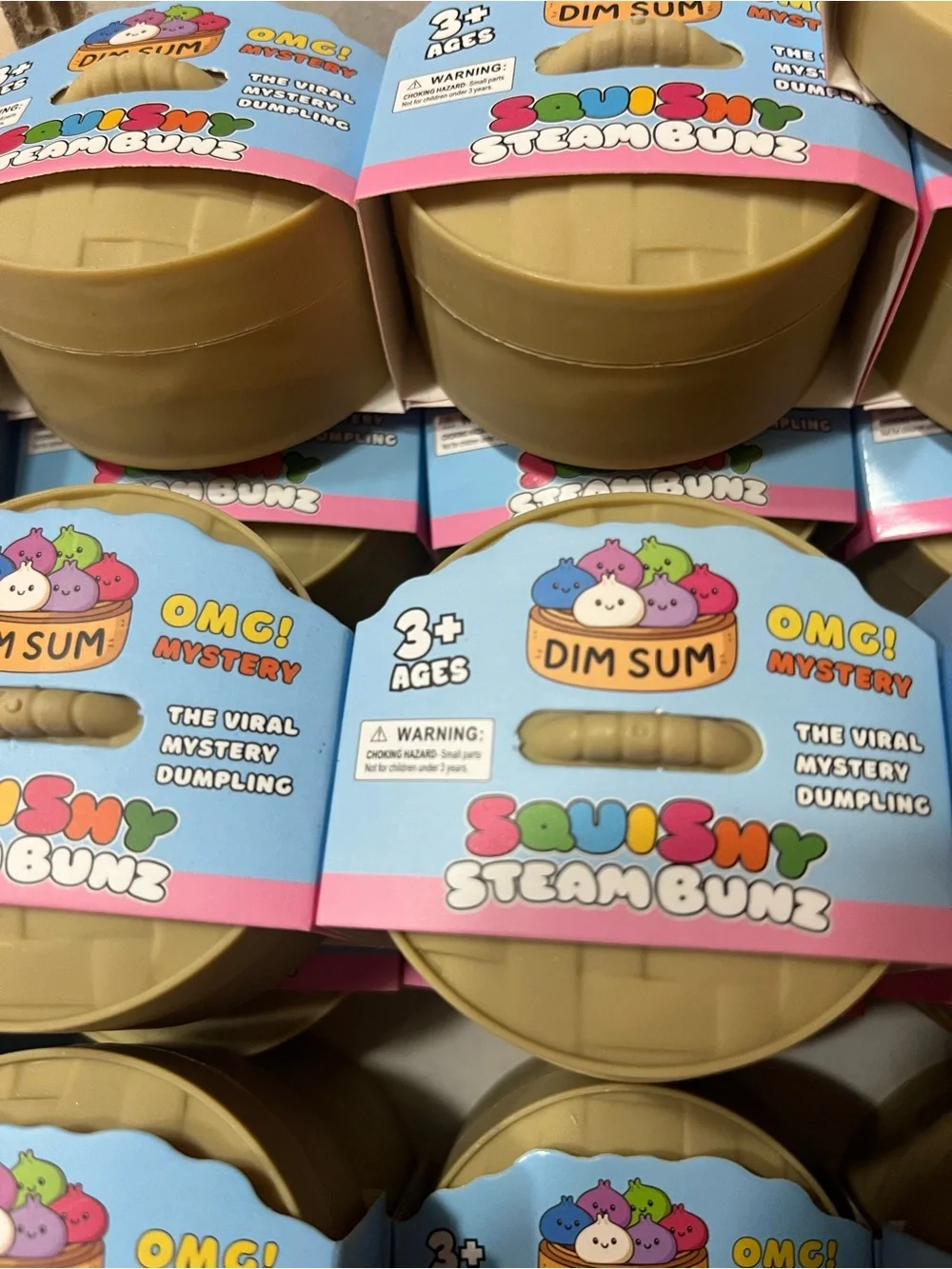 Mini rare Squishy Steam buns